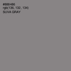 #888486 - Suva Gray Color Image
